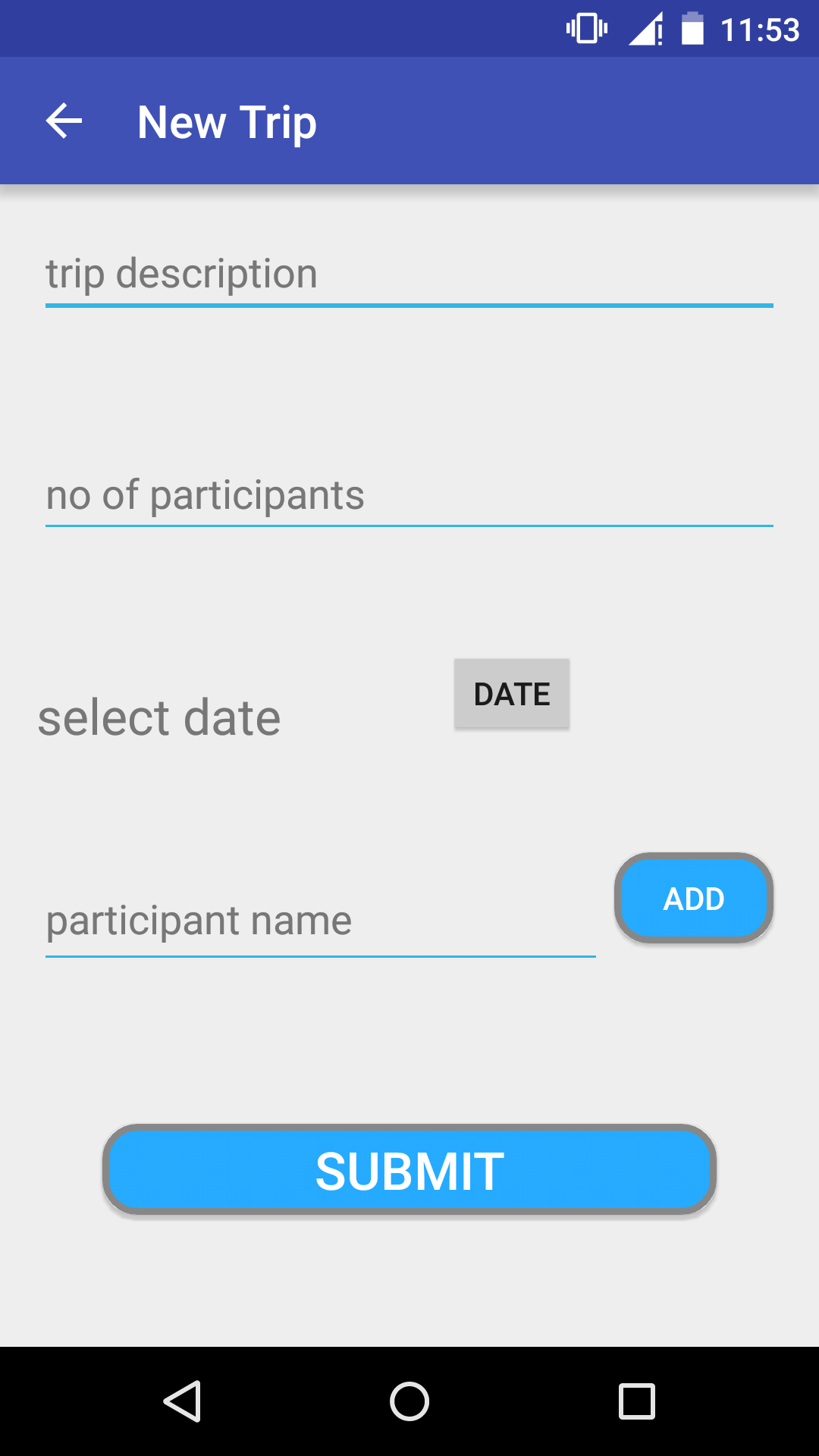 add a new trip